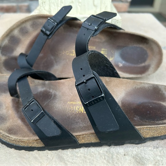 Womens BIRKENSTOCK MAYARI Black Summer Sandals sz 41 US 10 - Picture 3 of 10